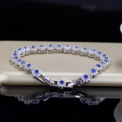 Pulsera de Flores con Circón - Image 3