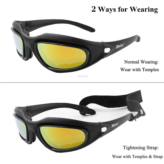 Gafas de Protección Multideporte - Motociclismo, Pesca y Tiro - Image 22