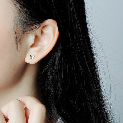 Aretes de Plata con Diseño de Mariposa para Mujer - Image 7