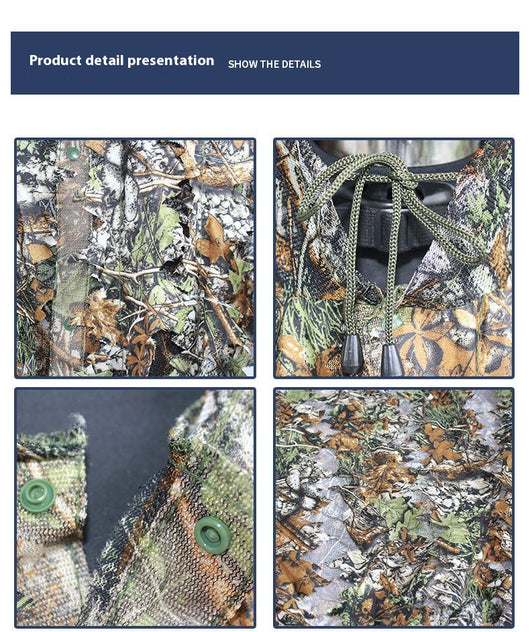 Traje Ghillie Biónicos Hoja de Arce - Camuflaje Táctico Profesional - Image 12