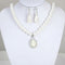 Conjunto de Collar de Perlas Elegante