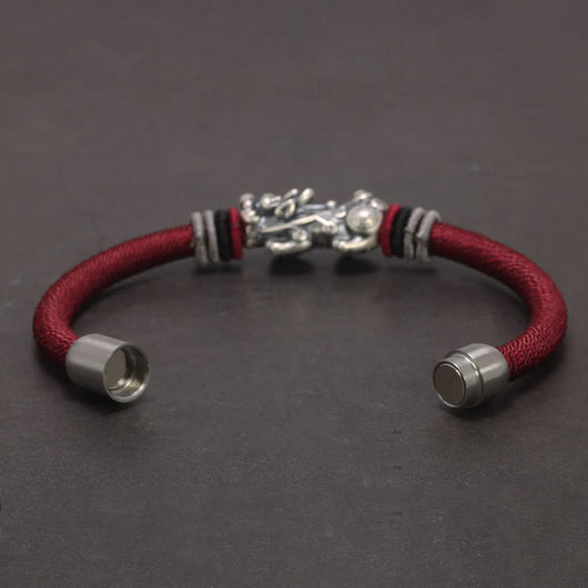 Pulsera Nudo Diamante Brave en Plata Pura 99 - Image 9