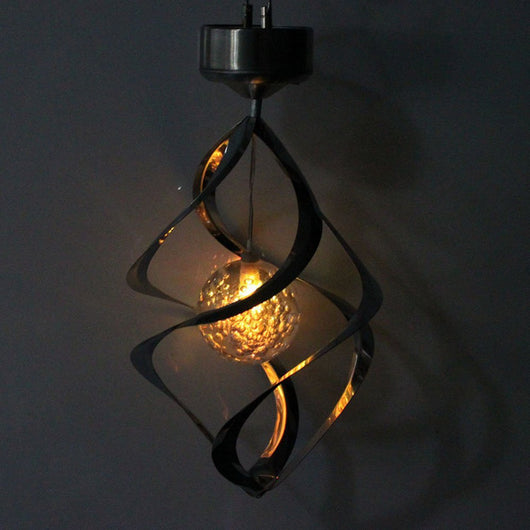 Lámpara Solar LED Giratoria con Campana de Viento - Decoración Exterior Inteligente - Image 6