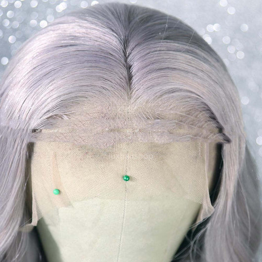 Peluca Frontal de Encaje Ondulada con Fibra Sintética Premium - Image 7