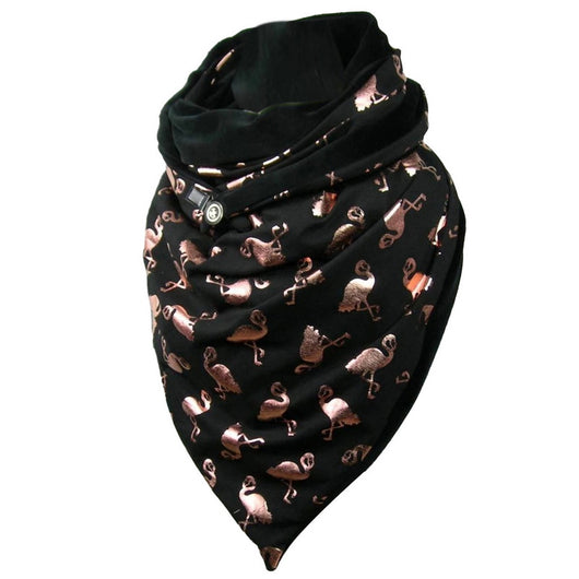 Chal Térmico Acolchado con Estampado y Broche