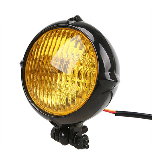 Faros Delanteros Retro para Coche Eléctrico - Estilo Clásico en Negro Intenso - Image 2