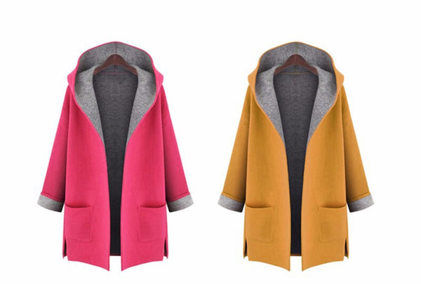 Cardigan con Capucha