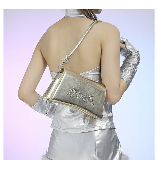 Bolsa Bandolera Diseño Francés con Cadena y Textura Crack - Image 26
