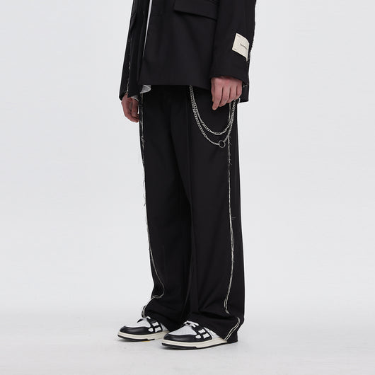 Pantalones Deconstruidos con Diseño Disruptivo