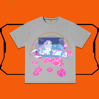 Camiseta Oversize Personalizada de Corte Irregular - Image 9