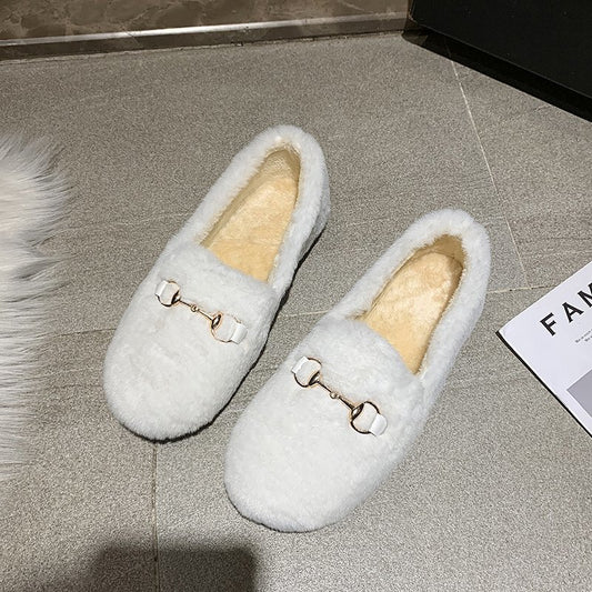 Zapatillas Tipo Mocasín Acolchadas con Suela Plana - Comodidad de Tendencia
