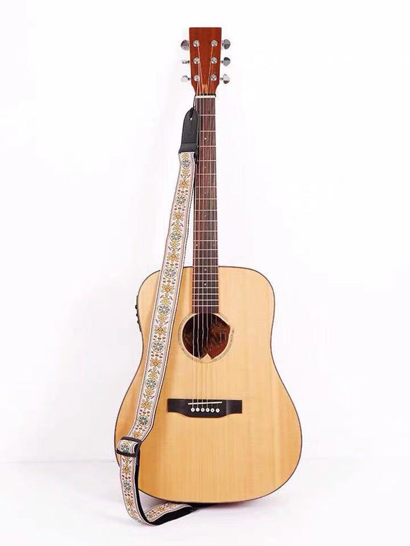 Correa de Guitarra Bordada Artesanal