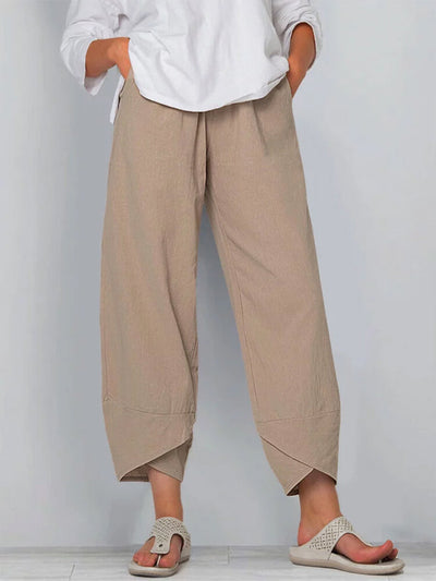 Pantalones rectos casuales para mujer - Image 5