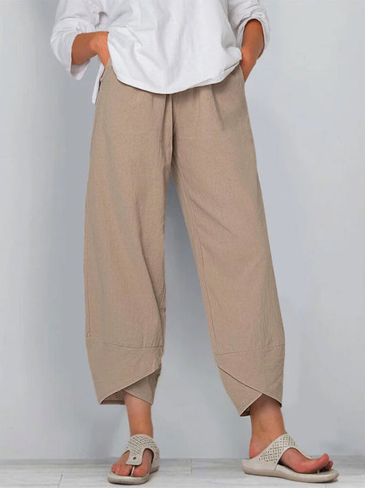 Pantalones rectos casuales para mujer - Image 5