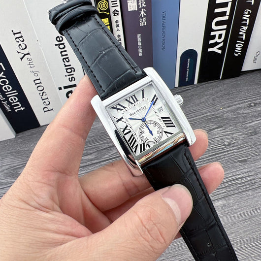 Reloj de Cuarzo Tanque Cuadrado para Hombre - Image 3