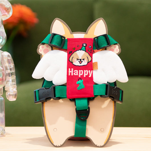 Arnés con Alas para Mascotas - Pecho Personalizable con Nombre y Avatar
