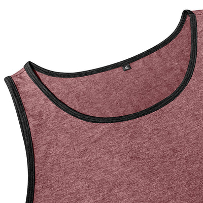 Camiseta Deportiva Suelta sin Mangas con Bolsillos y Estampado - Image 35