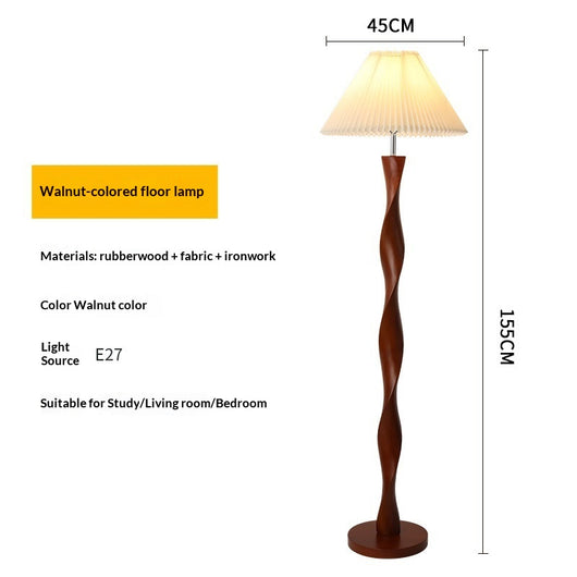 Lámpara de Mesita de Noche en Madera Sólida Nogal - Diseño Minimalista Lujo - Image 6