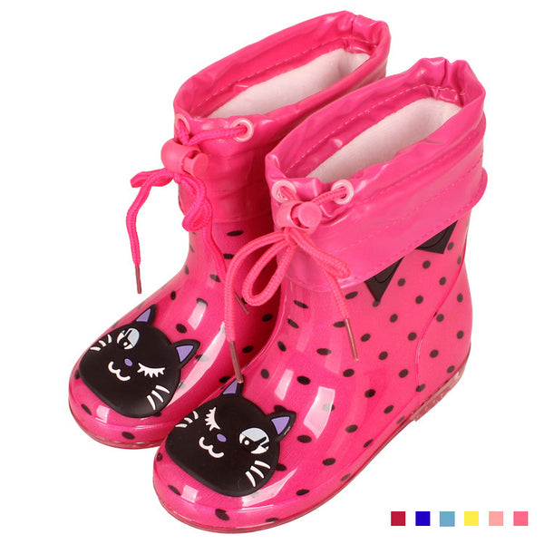 Botas de lluvia antideslizantes para niños