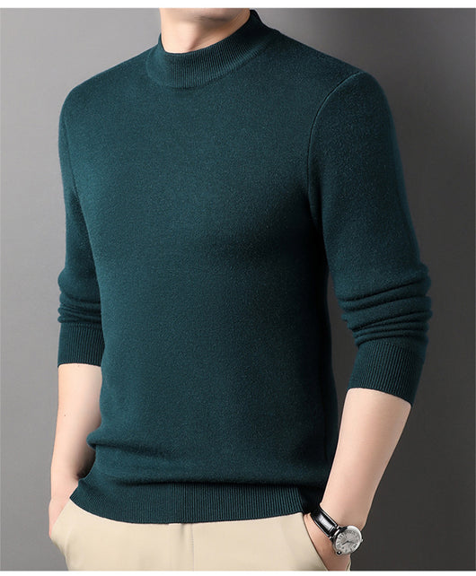 Suéter Cuello Medio Hombre - Diseño Minimalista y Versátil - Image 13