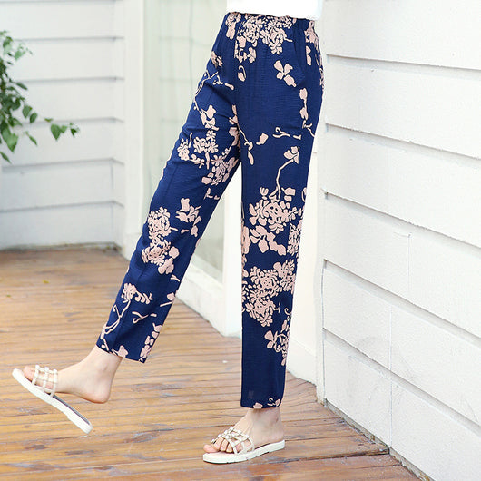 Pantalones Talla Grande de Algodón y Seda - Sección Ligera - Image 36