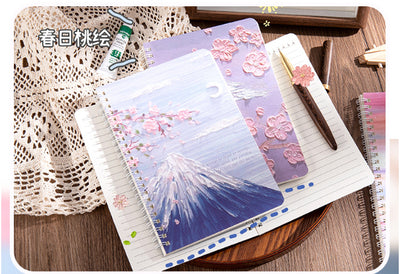 Cuaderno de Espiral A5 con Diseño Paisaje Óleo - Libreta de Notas Gruesa con Líneas - Image 15