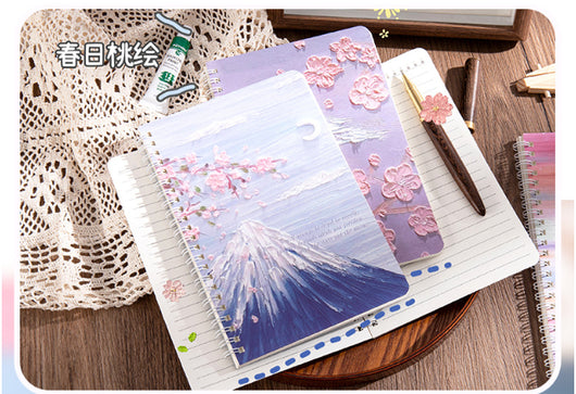 Cuaderno de Espiral A5 con Diseño Paisaje Óleo - Libreta de Notas Gruesa con Líneas - Image 15