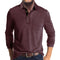Camiseta Térmica de Cuello Solapa Manga Larga para Hombre