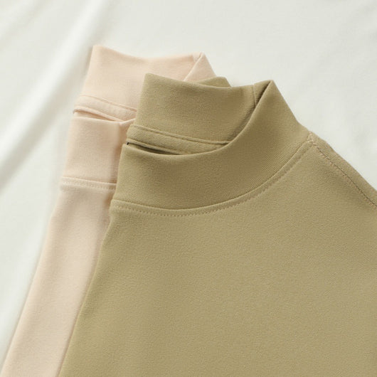 Playera Cuello Alto Terciopelo Liso para Hombre - Image 3