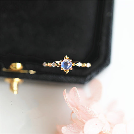 Anillo de Plata Esterlina Bañado en Oro para Mujer - Image 3