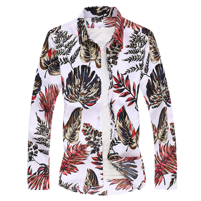 Camisa Estampada para Hombre Talla Grande - Colección Verano - Image 7