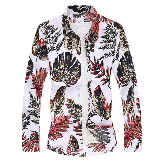 Camisa Estampada para Hombre Talla Grande - Colección Verano - Image 7