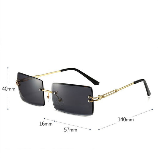 Gafas de Sol Degradadas sin Aro para Mujer - Image 19