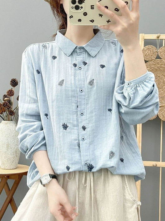 Blusa Larga de Algodón 100% Transpirable y Suave para Mujer - Image 13