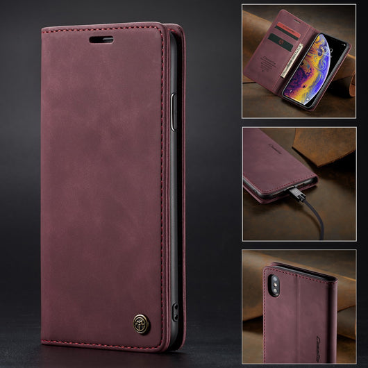 Funda Magnética de Cuero para Teléfono con Cartera Integrada - Image 7