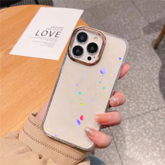 Funda Protectora para Celular con Diseño Láser Amor Multicolor