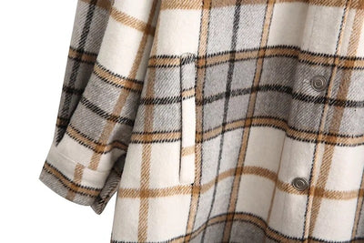 Camisa de Cuadros Oversize en Lana - Estilo Boyfriend - Image 5