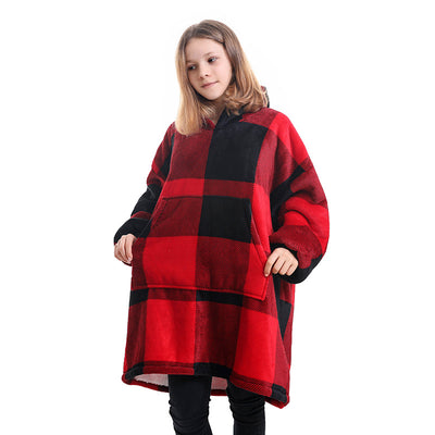 Sudadera con Capucha Mujer Doble Capa Franela Casual - Image 31