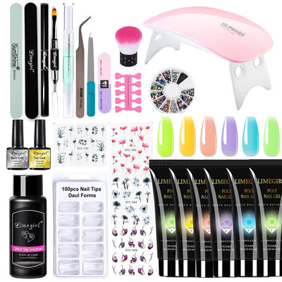 Set Completo de Manicura Profesional con Pegamento Extendido y Herramientas - Image 6