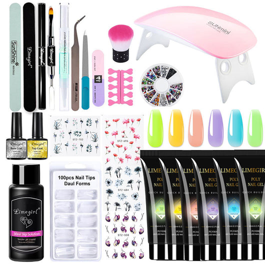 Set Completo de Manicura Profesional con Pegamento Extendido y Herramientas - Image 6