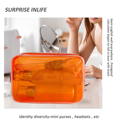 Bolsa Cosmética Transparente de Gran Capacidad - Organizador Versátil - Image 11