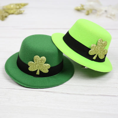 Sombrero de Copa Verde con Trébol para Festivales Irlandeses - Image 12