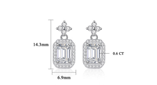 Aretes Rectangulares Casuales para Mujer - Image 5