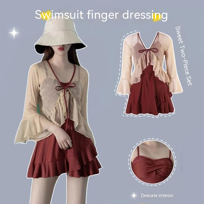 Traje de Baño Enterizo Elegante para Viajes - Estilo Deseo Puro - Image 2