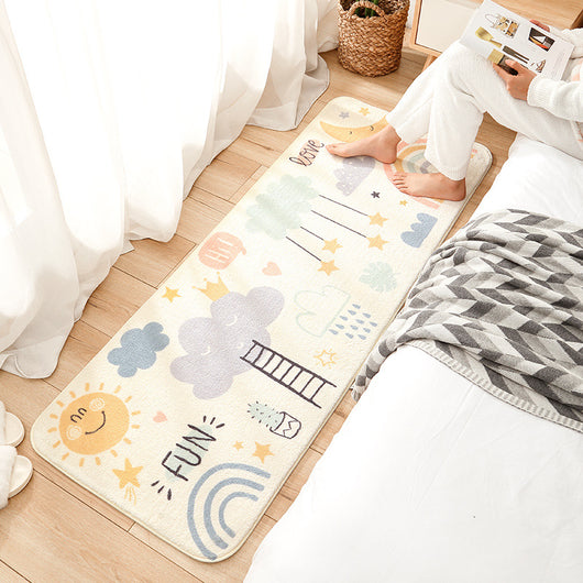 Tapete Infantil Arcoíris Antideslizante para Sala y Dormitorio - Image 9