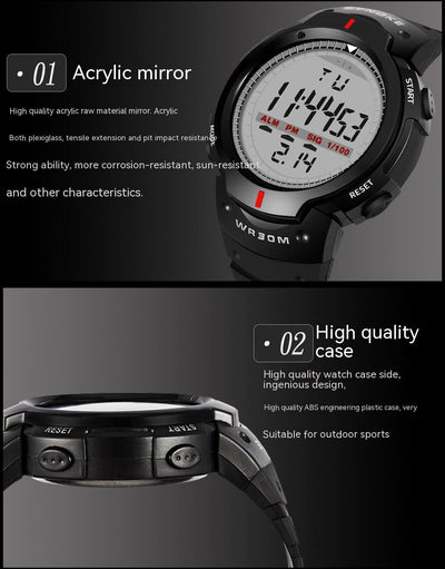 Reloj Deportivo Inteligente Pantalla Grande Resistente al Agua para Montaña y Aventura - Image 17