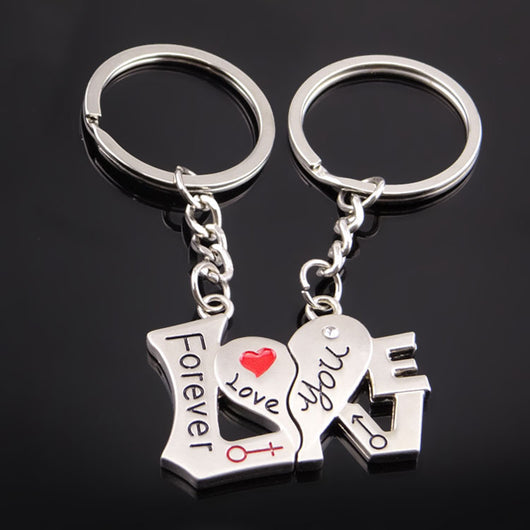 Llavero de Metal para Parejas - Regalo Día de San Valentín con Carta de Amor - Image 7