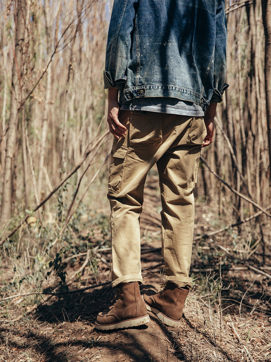 Pantalones Casuales Cropped con Micro-cone Tooling - Image 7