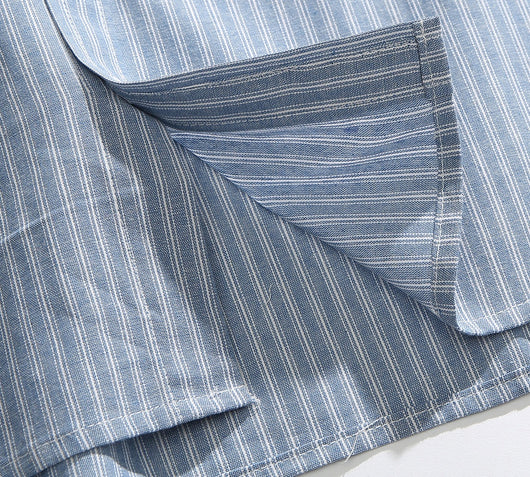 Overol Rayado con Manga Corta Unisex - Image 12