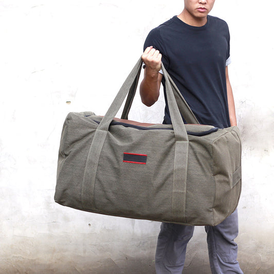 Bolsa de Viaje Grande de Lona para Hombre - Capacidad Extra para Mudanzas - Image 2